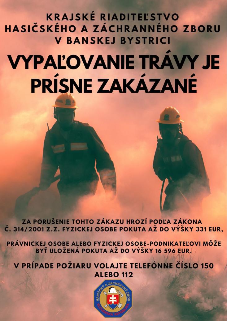 Zákaz vypaľovania trávy