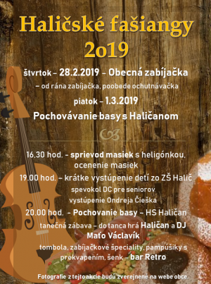 plagát fašiangy