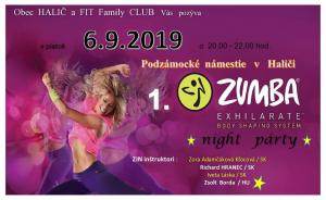 Pozvánka Zumba night party
