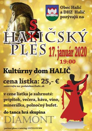 Haličský ples plagát