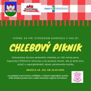 Pozvánka na chlebový piknik