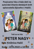 Autorské čítanie s Petrom Nagyom