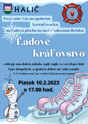 Plagát ľadové kráľovstvo