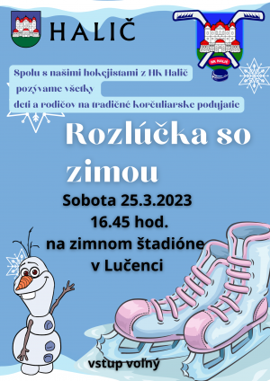 Plagát rozlúčka so zimou