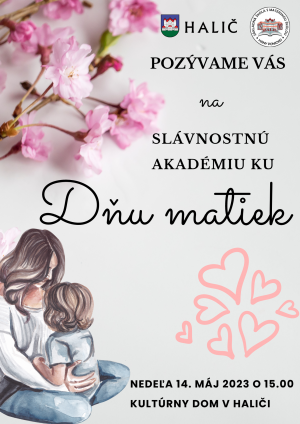 PLagát deň matiek