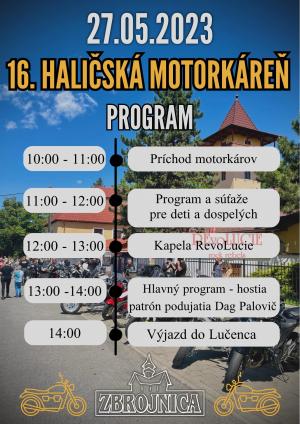Plagát Haličská motorkáreň