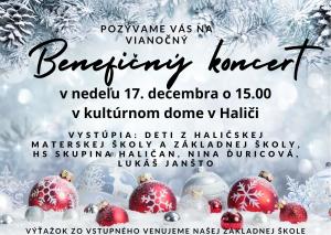 Benefičný koncert v kultúrnom dome