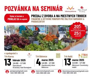 Seminár - predaj z dvora
