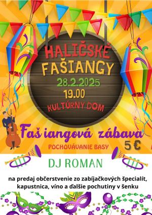 Fašiangy plagát