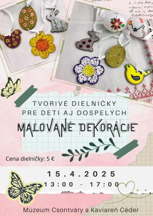 Dielničky : Maľované dekorácie