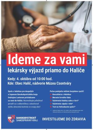 Lekarsky výjazd a stretnutie so županom