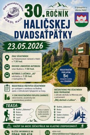 Plagát haličskej dvadsaťpäťky